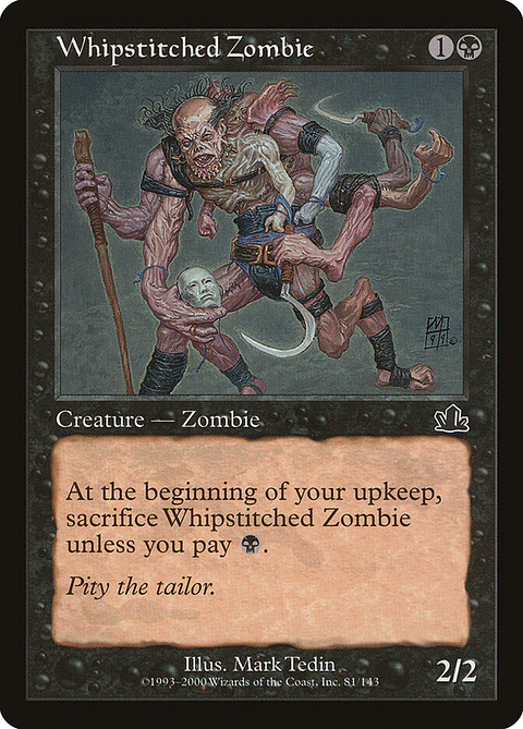 Whipstitched Zombie (Retro Frame)