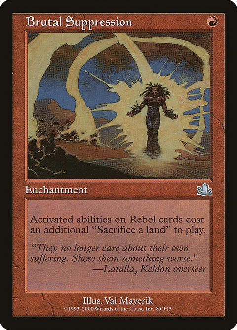 Brutal Suppression (Retro Frame)