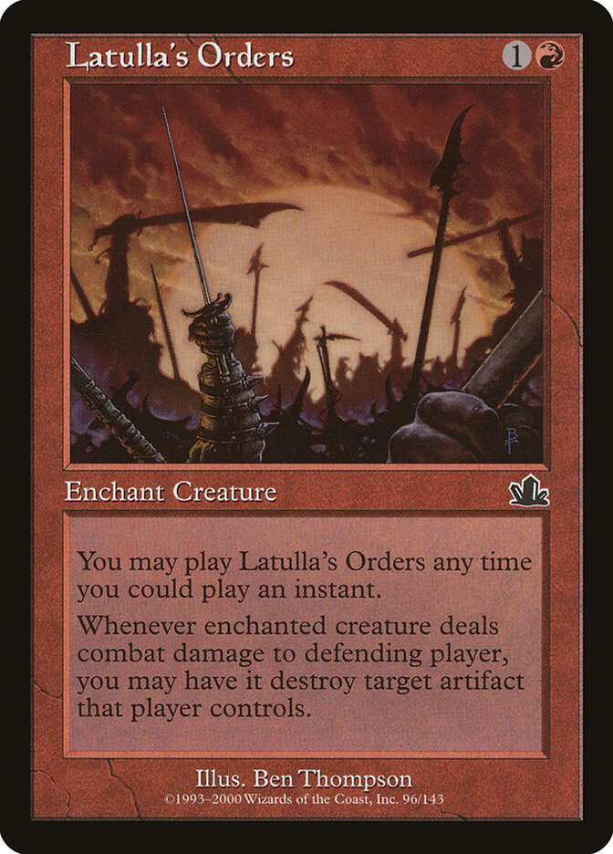 Latulla's Orders (Retro Frame)