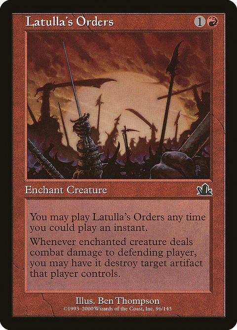 Latulla's Orders (Retro Frame)