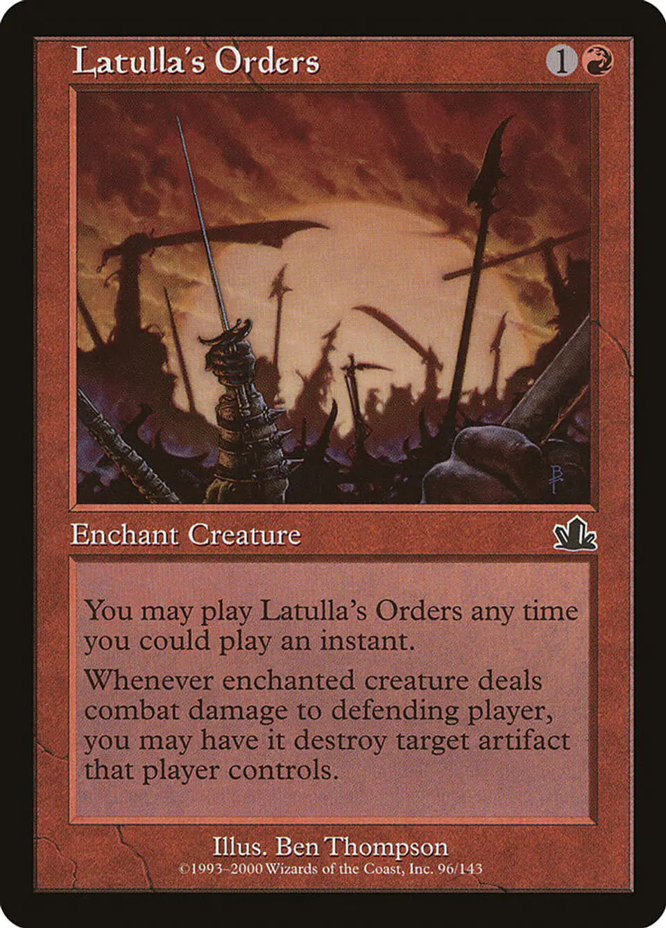 Latulla's Orders (Retro Frame) 1