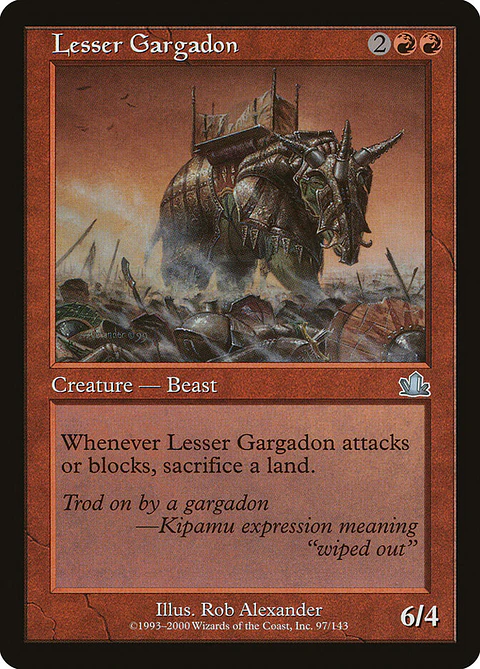 Lesser Gargadon (Retro Frame)