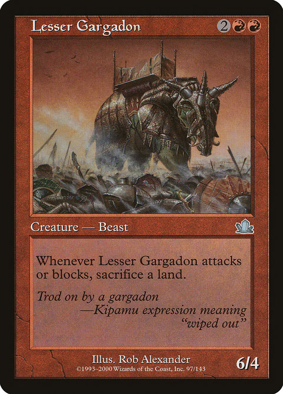 Lesser Gargadon (Retro Frame) 1