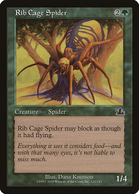 Rib Cage Spider (Retro Frame)