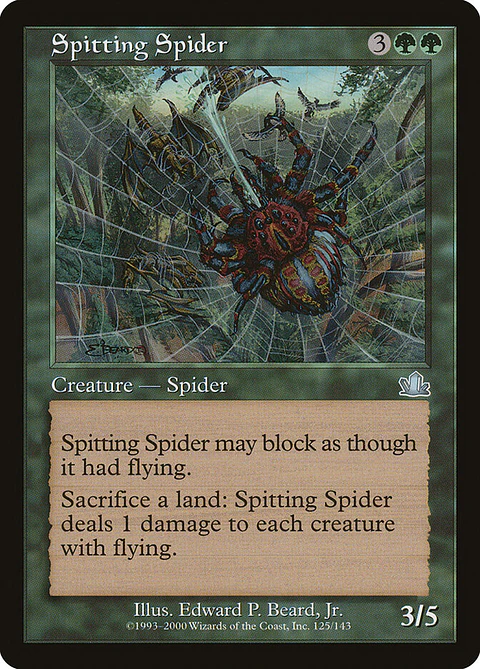 Spitting Spider (Retro Frame)