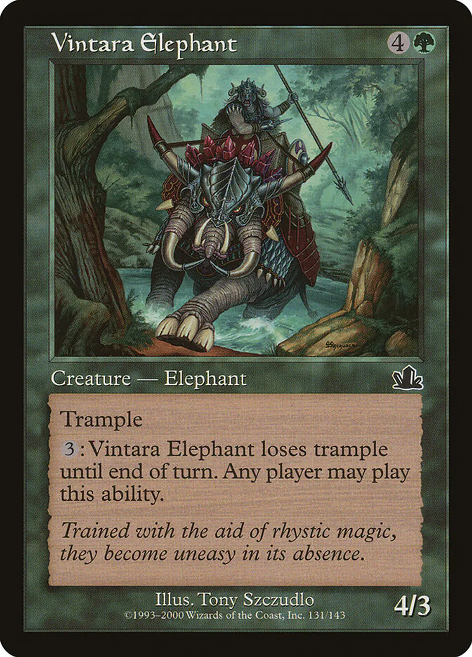 Vintara Elephant (Retro Frame) 1
