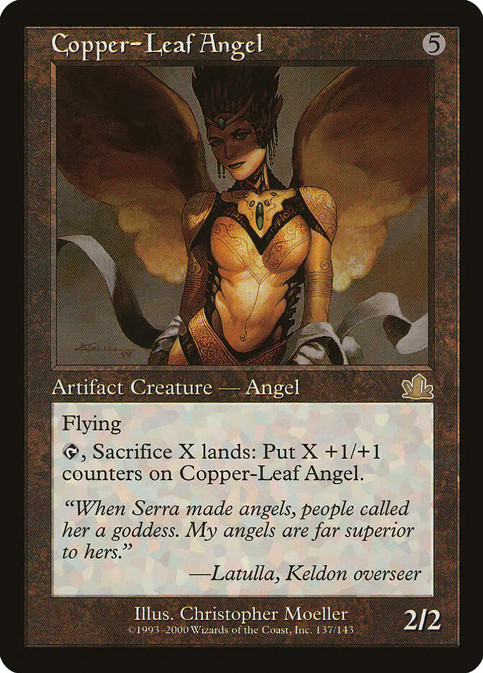 Copper-Leaf Angel (Retro Frame) 1
