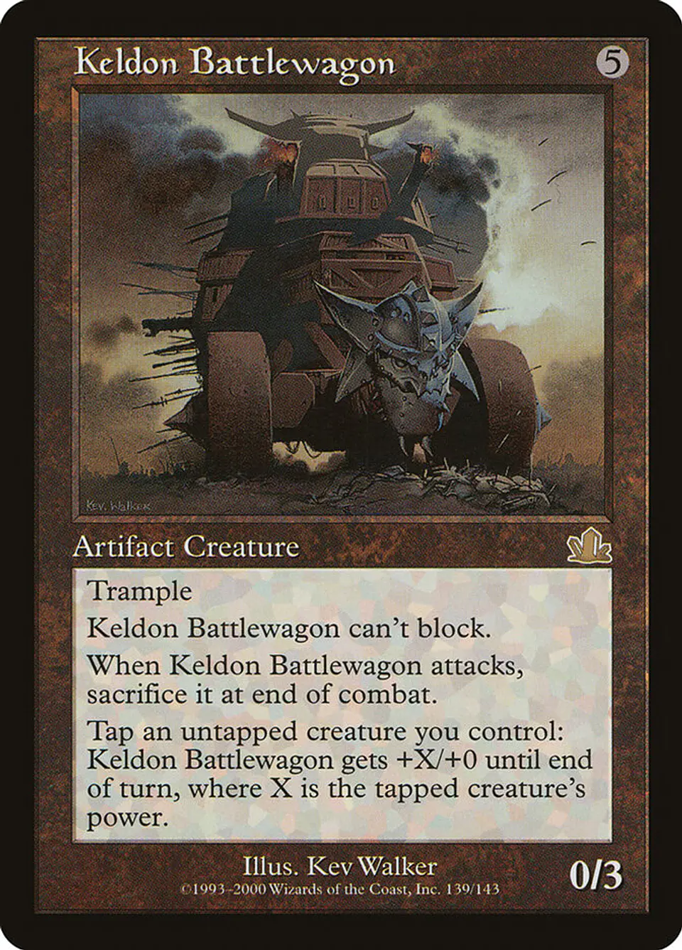 Keldon Battlewagon (Retro Frame) 1