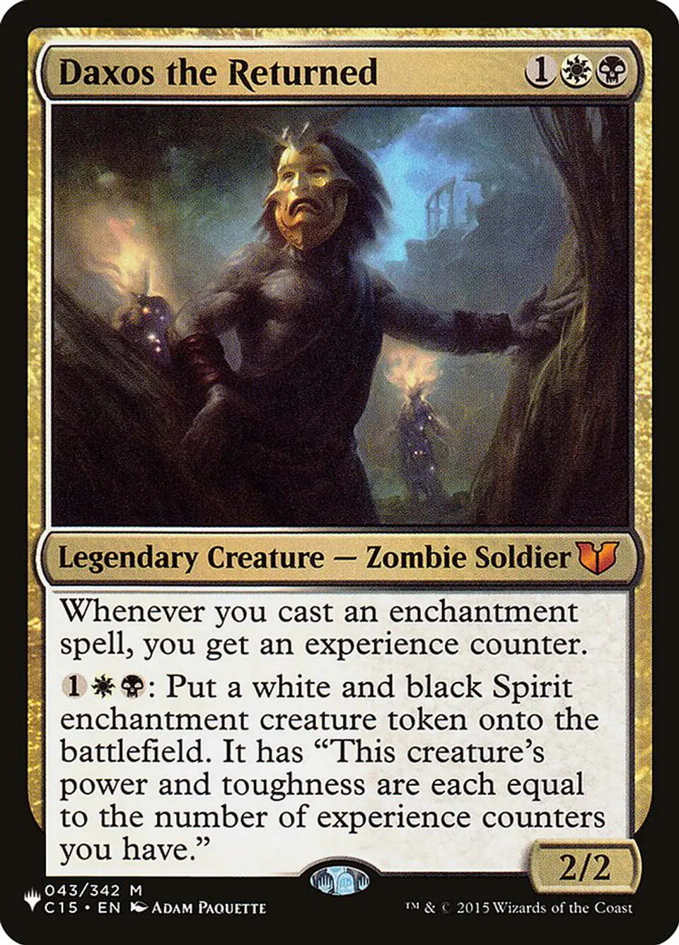 Daxos the Returned (The List) 1