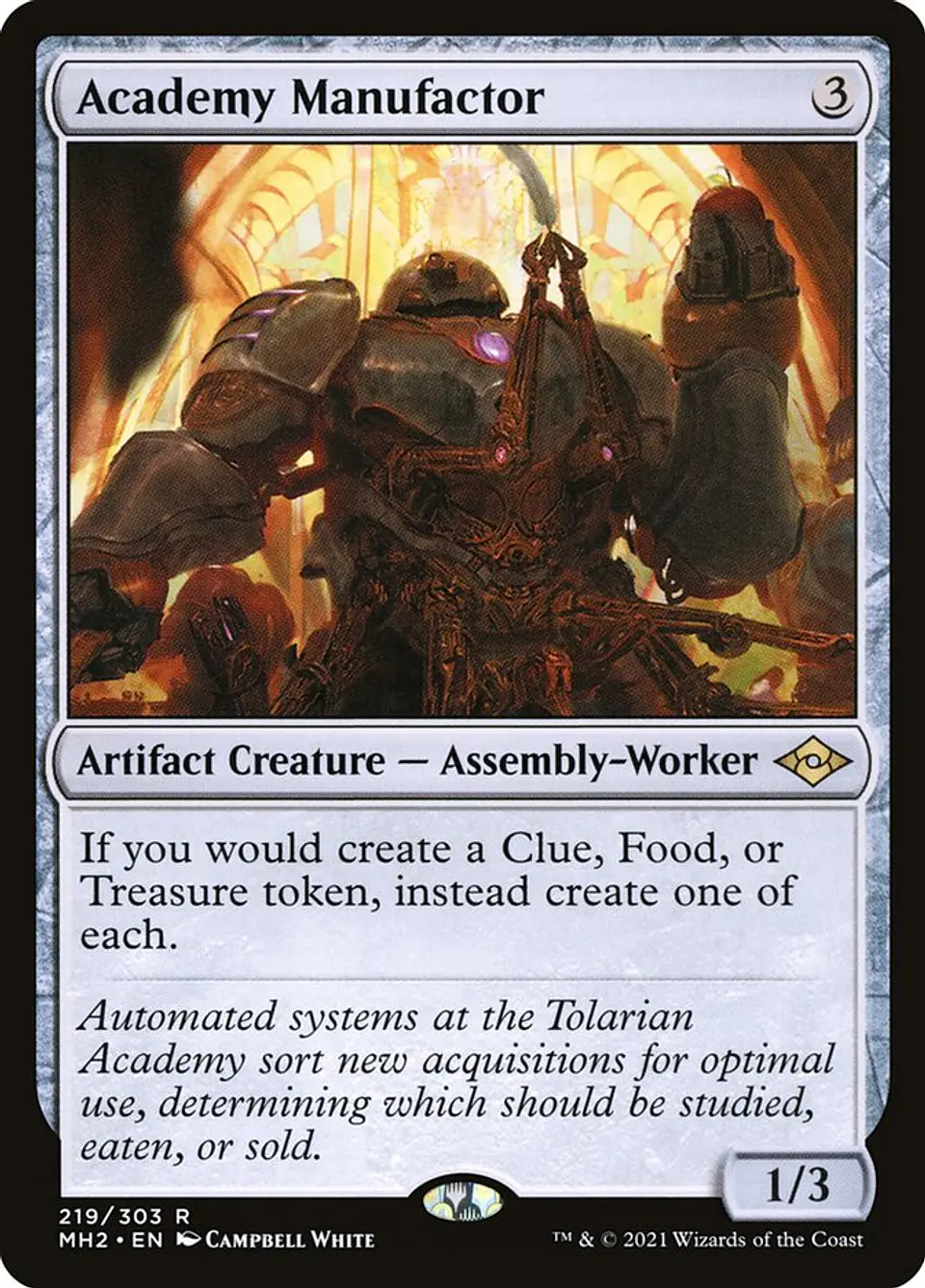 Academy Manufactor 1