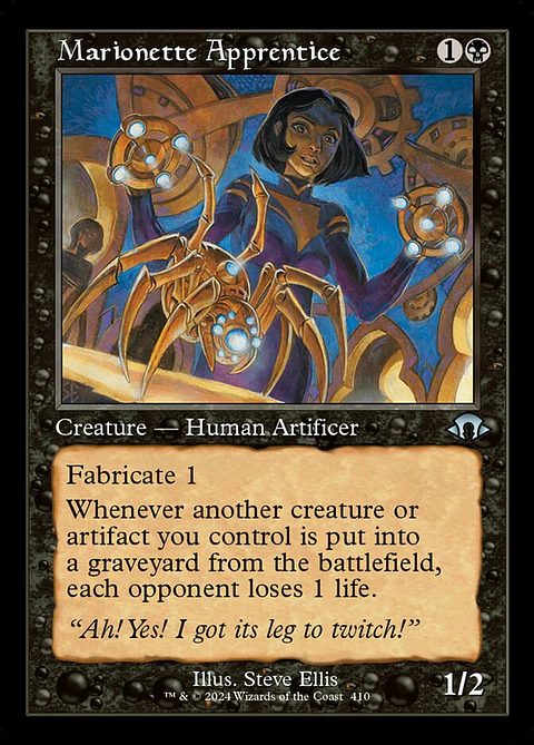 Marionette Apprentice (Retro Frame)