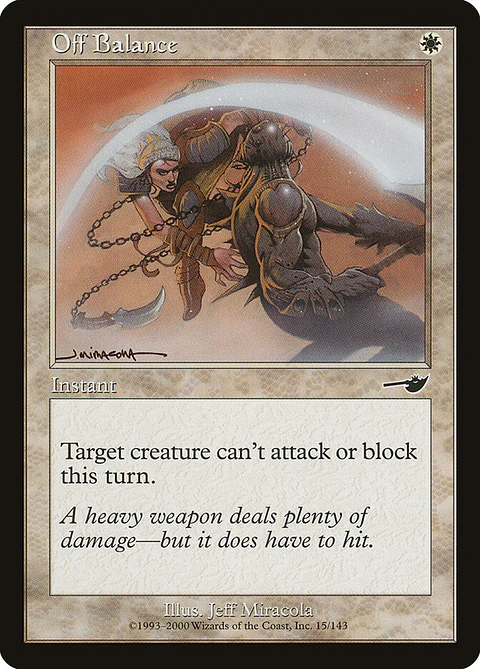 Off Balance (Retro Frame)