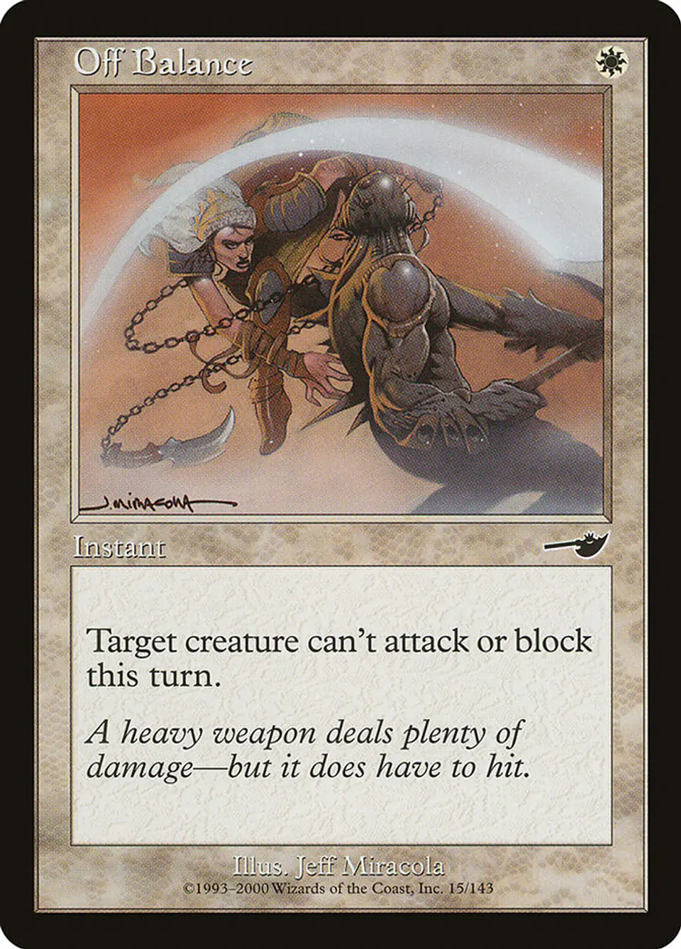 Off Balance (Retro Frame) 1