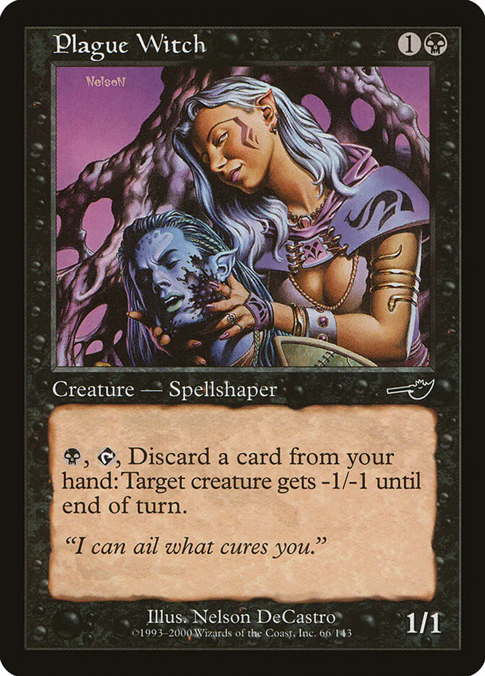 Plague Witch (Retro Frame) 1