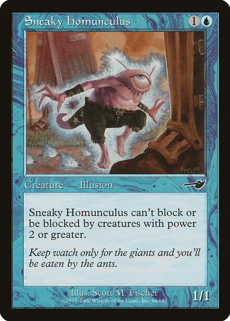 Sneaky Homunculus (Retro Frame) 1