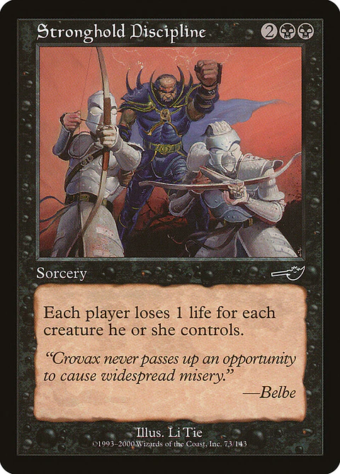 Stronghold Discipline (Retro Frame)