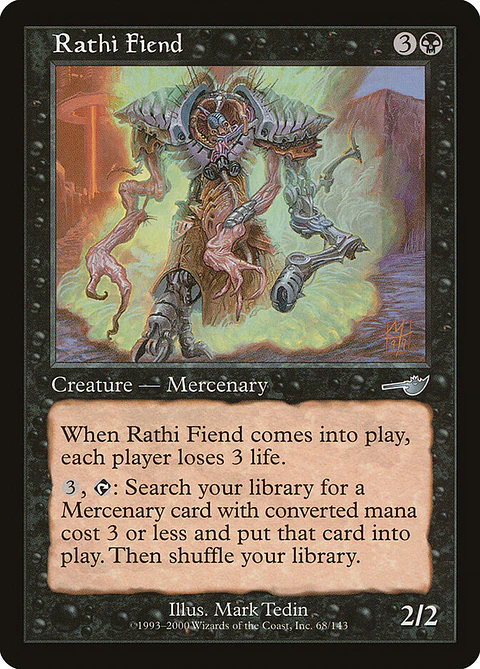 Rathi Fiend (Retro Frame)