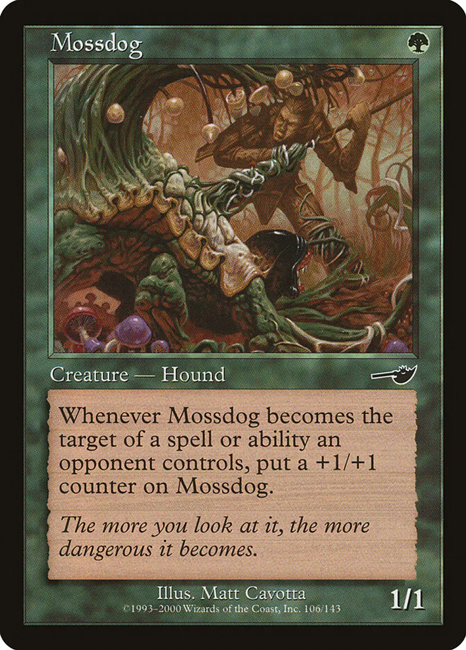 Mossdog (Retro Frame) 1