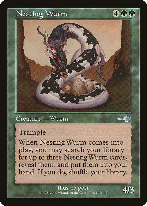Nesting Wurm (Retro Frame)