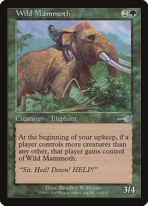 Wild Mammoth (Retro Frame)