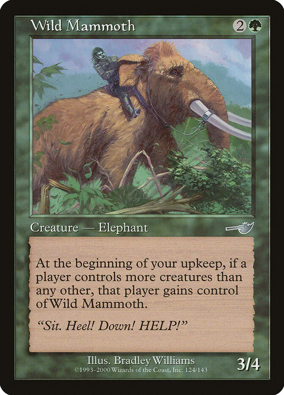 Wild Mammoth (Retro Frame) 1
