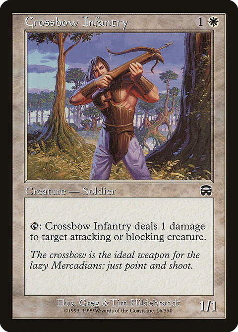 Crossbow Infantry (Retro Frame)