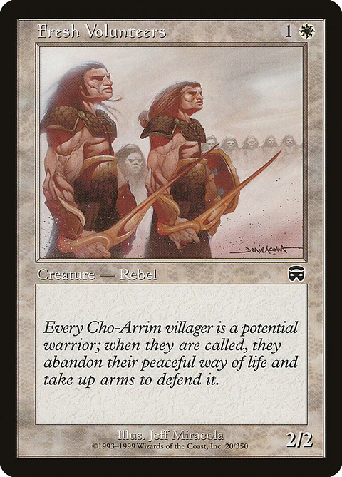 Fresh Volunteers (Retro Frame)