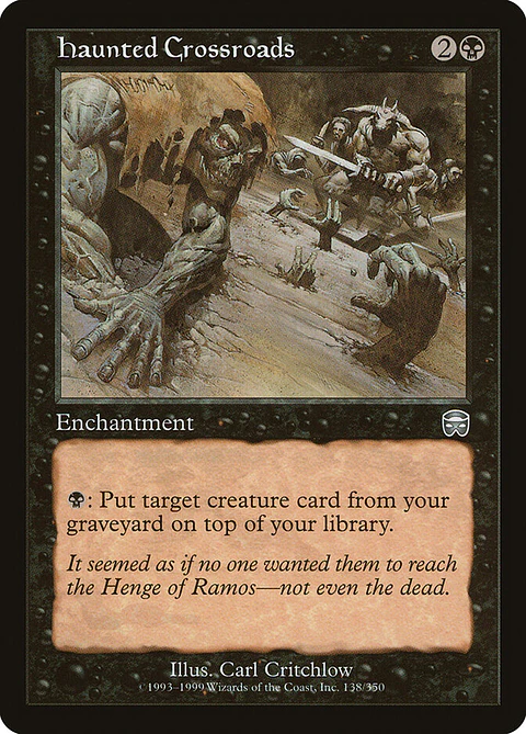 Haunted Crossroads (Retro Frame)