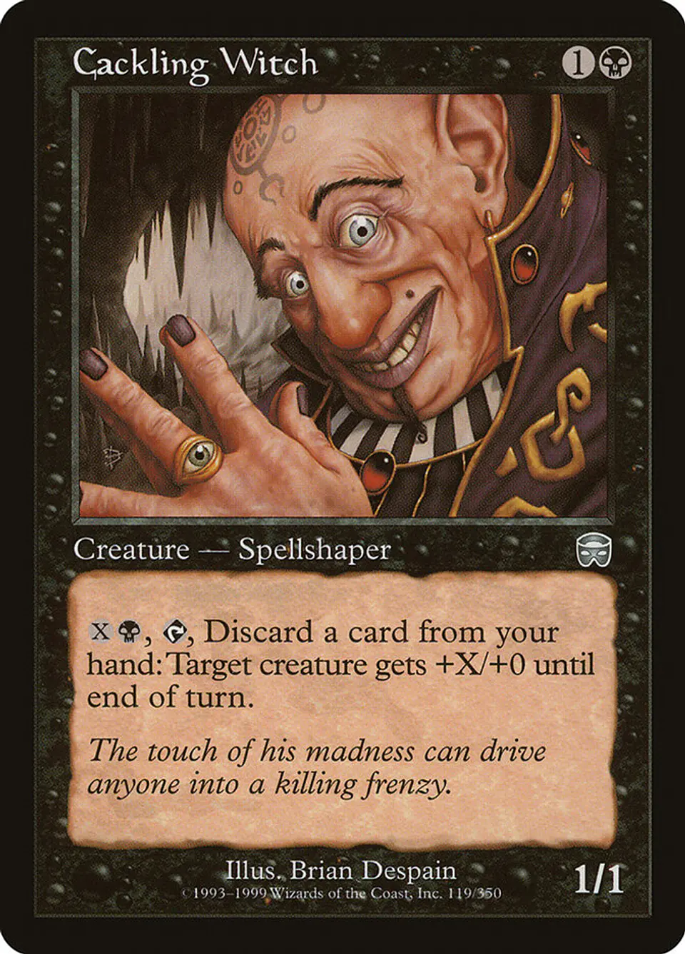 Cackling Witch (Retro Frame) 1
