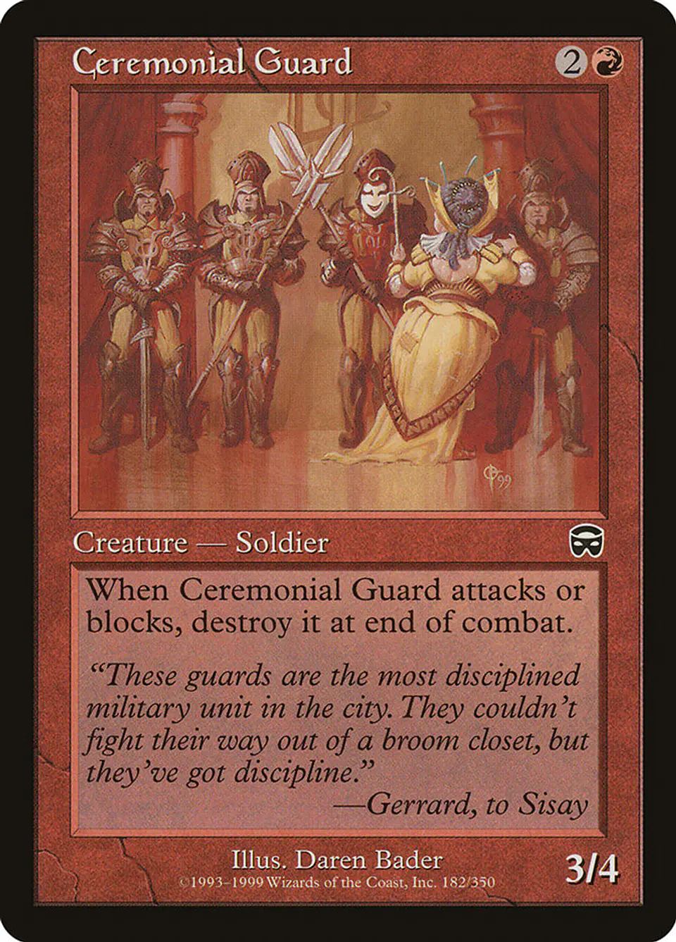 Ceremonial Guard (Retro Frame) 1