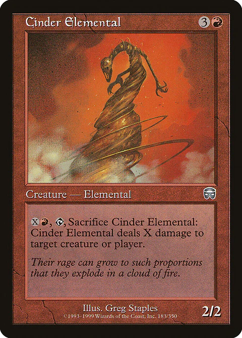 Cinder Elemental (Retro Frame)