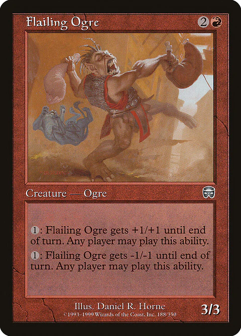 Flailing Ogre (Retro Frame)