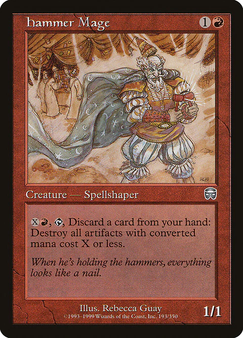 Hammer Mage (Retro Frame)