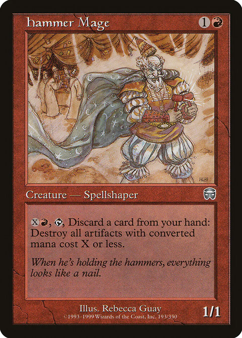 Hammer Mage (Retro Frame) 1