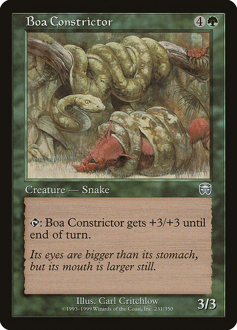 Boa Constrictor (Retro Frame)