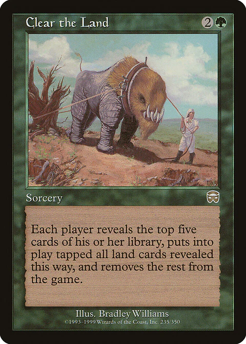 Clear the Land (Retro Frame)