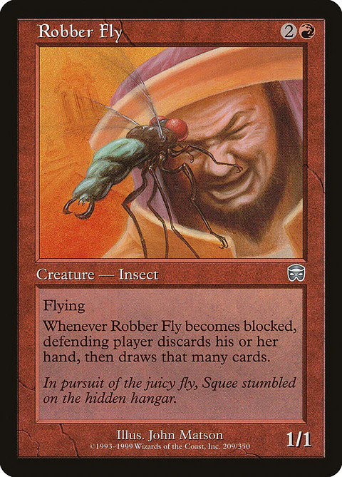Robber Fly (Retro Frame)