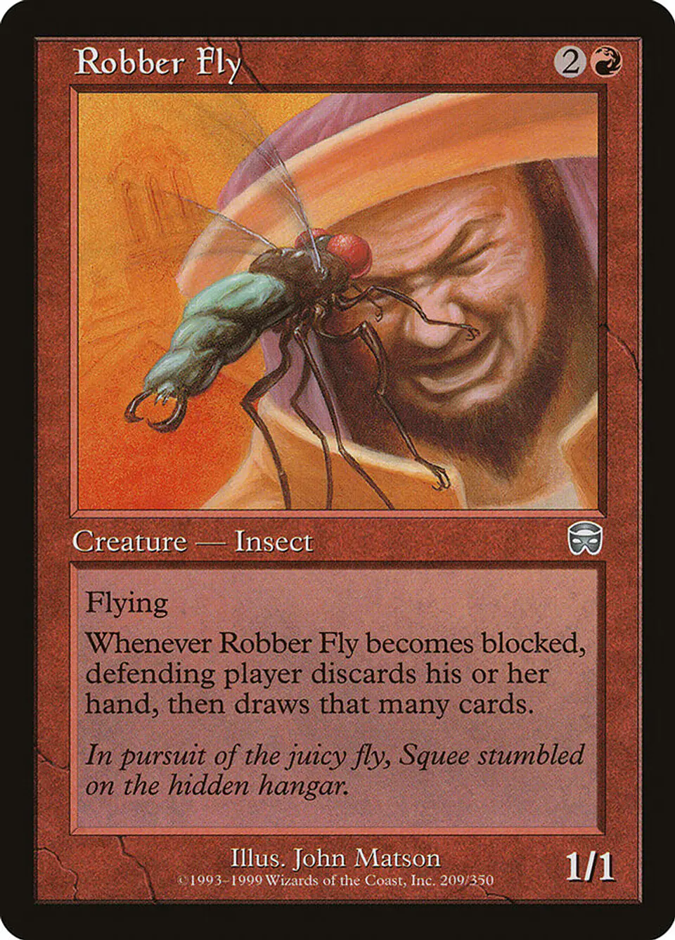 Robber Fly (Retro Frame) 1