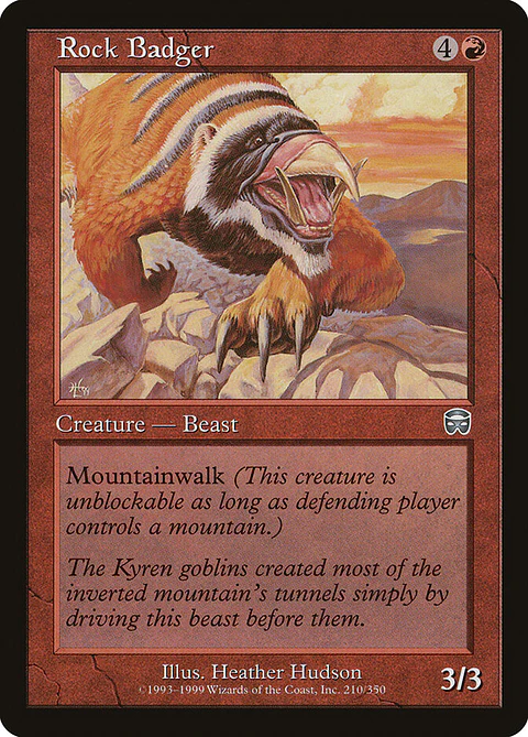 Rock Badger (Retro Frame)