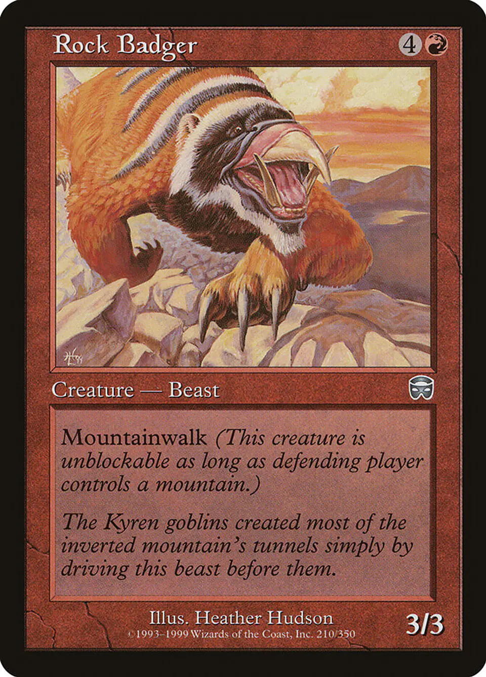 Rock Badger (Retro Frame) 1