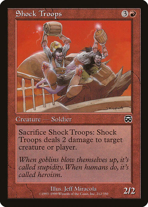 Shock Troops (Retro Frame)