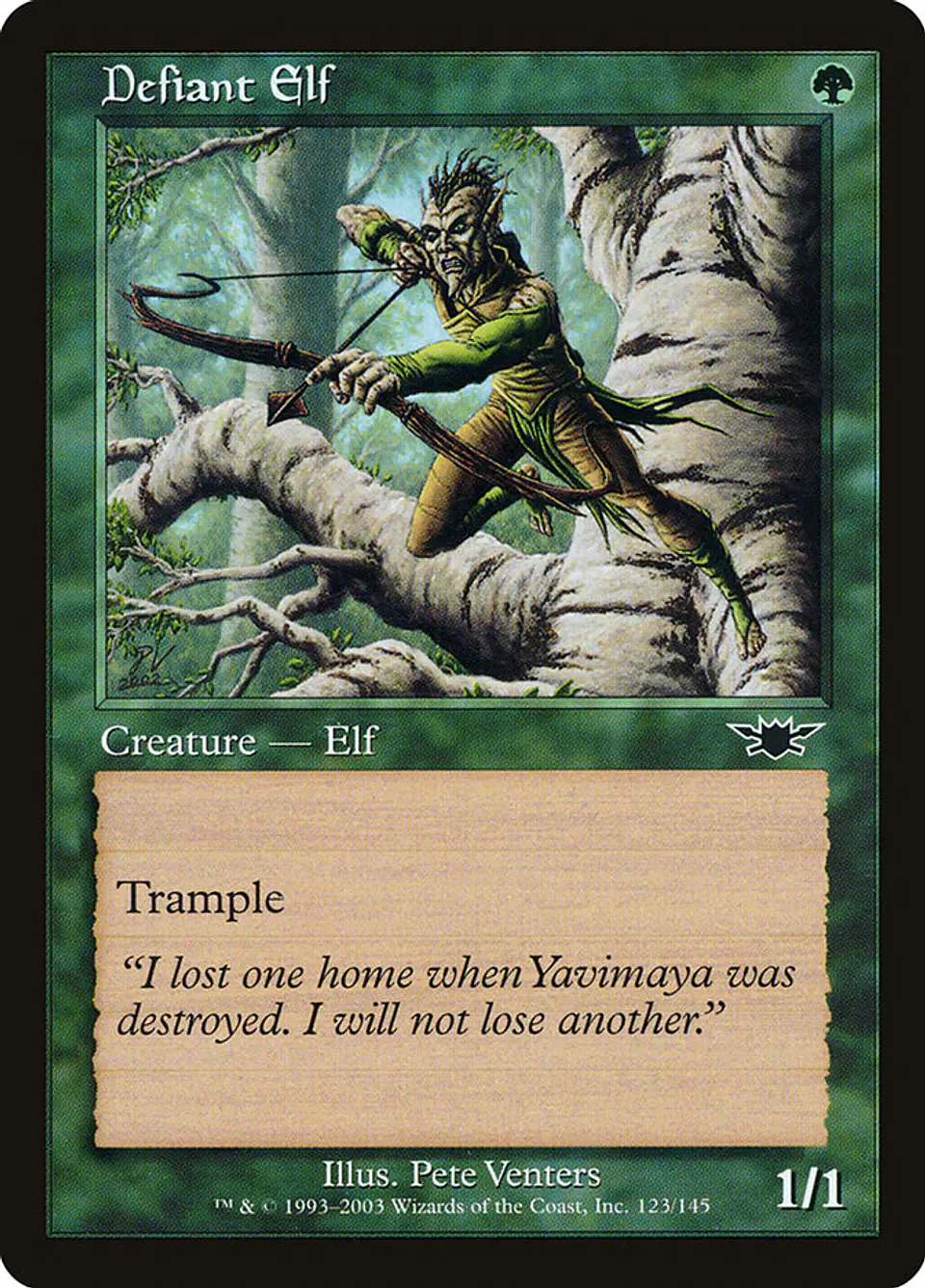 Defiant Elf (Retro Frame) 1