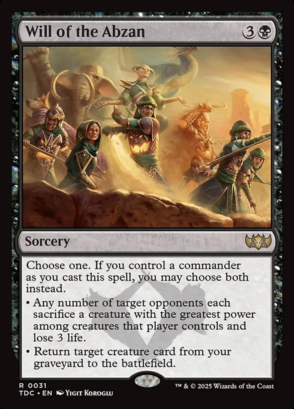 Will of the Abzan 1
