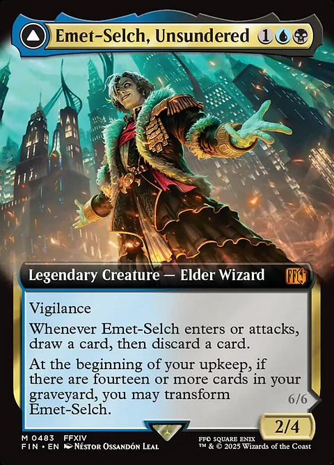 Emet-Selch, Unsundered // Hades, Sorcerer of Eld (Extended Art)