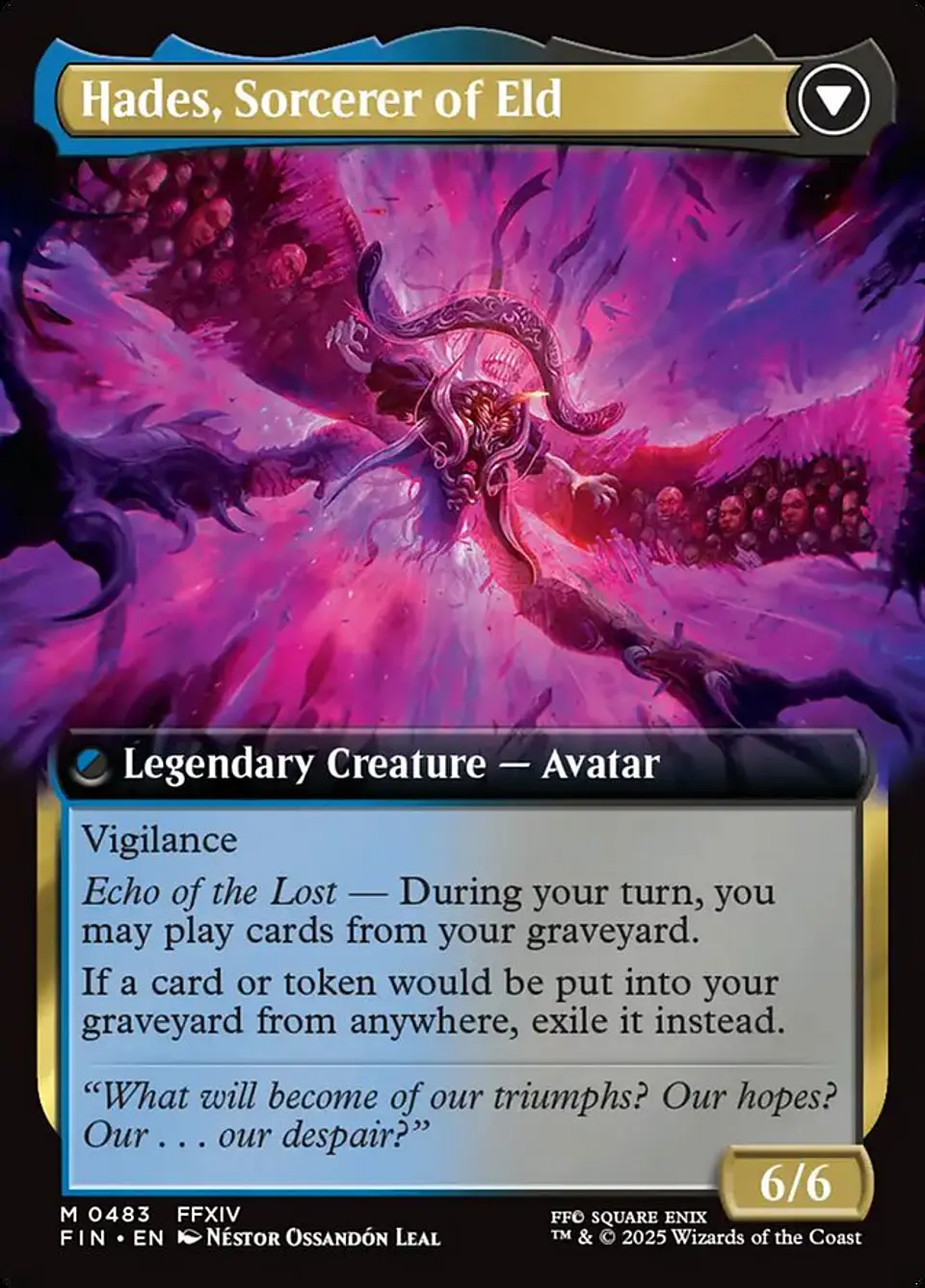 Emet-Selch, Unsundered // Hades, Sorcerer of Eld (Extended Art) 2