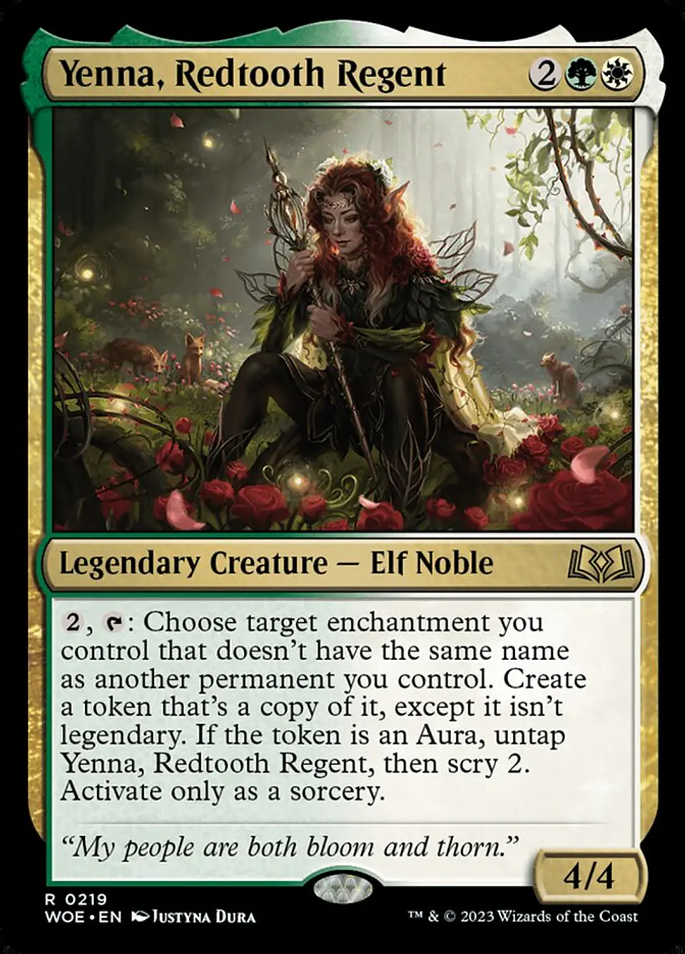 Yenna, Redtooth Regent 1