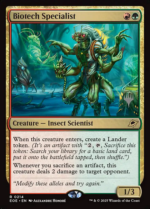 Biotech Specialist (Promo Pack)