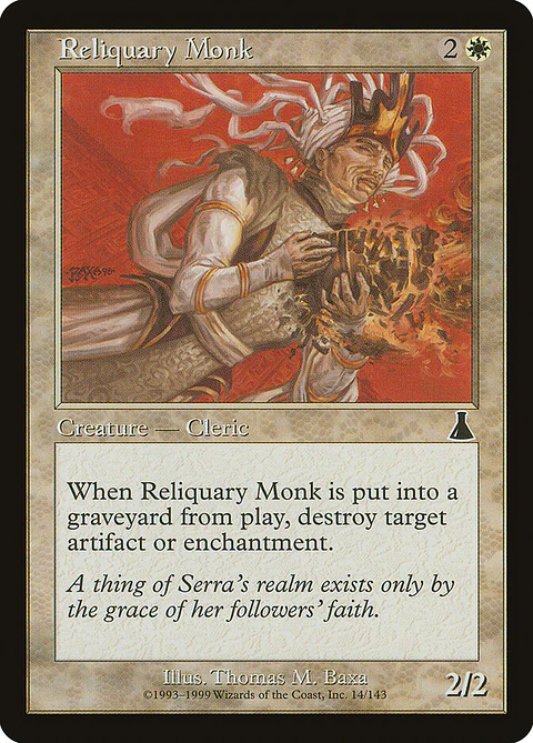 Reliquary Monk (Retro Frame)
