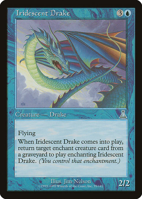Iridescent Drake (Retro Frame)
