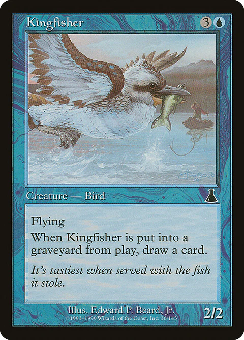 Kingfisher (Retro Frame)